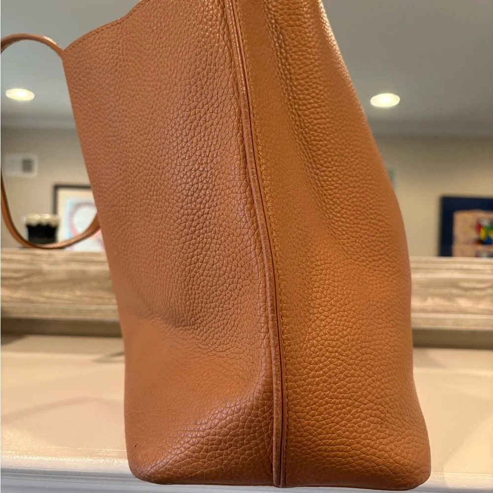 Tory Burch Brown Leather Tote - Picture 4 of 8